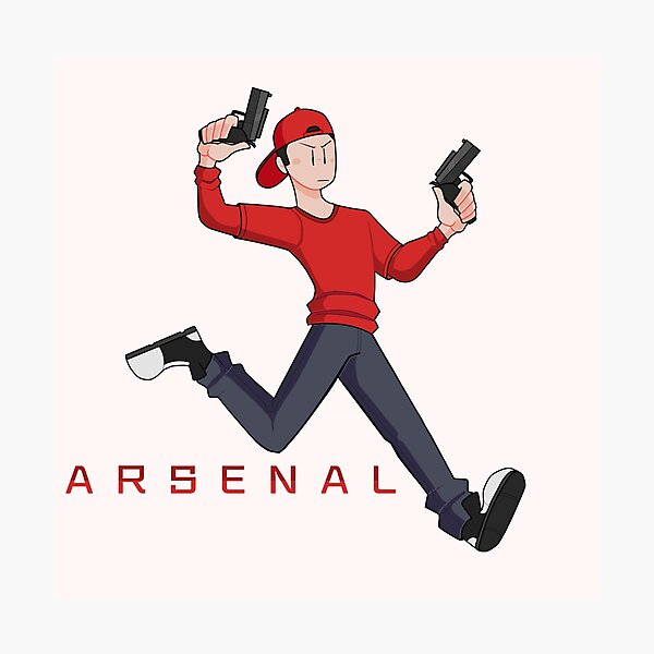 Arsenal Roblox Wall Art Redbubble - arsenal pictures roblox