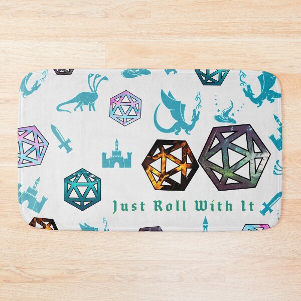 Item preview, Just Roll With It - DND Dungeons and Dragons RPG Style designed and sold by Sirieht.