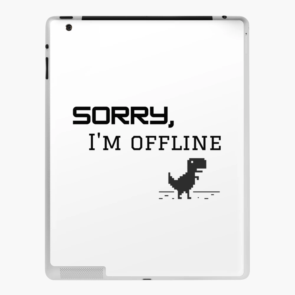 Google Offline Dinosaur Game - Trex Runner iPad Case & Skin for Sale by  DannyAndCo