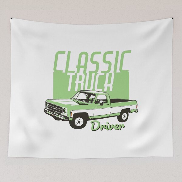 Item preview, 70's Light Green Classic C Truck designed and sold by CoolRide.