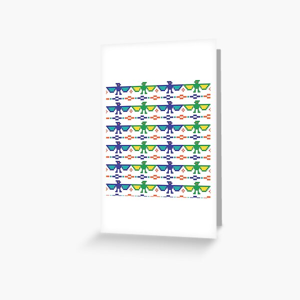 Perler Bead Patterns Greeting Card