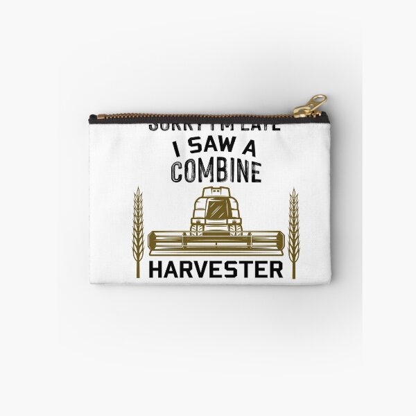 Item preview, Sorry I'm Late I Saw A Combine Harvester, Driving Threshing Machine Farmer designed and sold by NSTeeDesign.