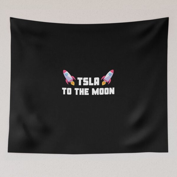 Item preview, To the Moon TSLA  designed and sold by SimpleUniverse.