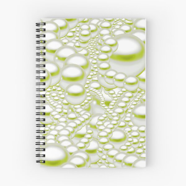 Item preview, Pearls pattern in green color designed and sold by ksillustrationart.