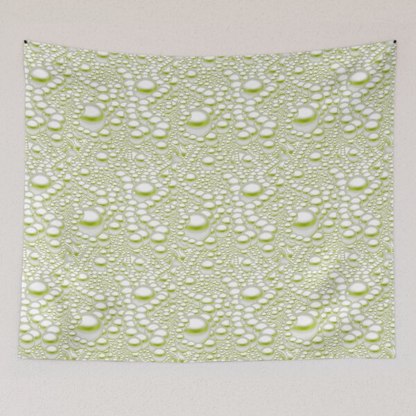 Item preview, Pearls pattern in green color designed and sold by ksillustrationart.
