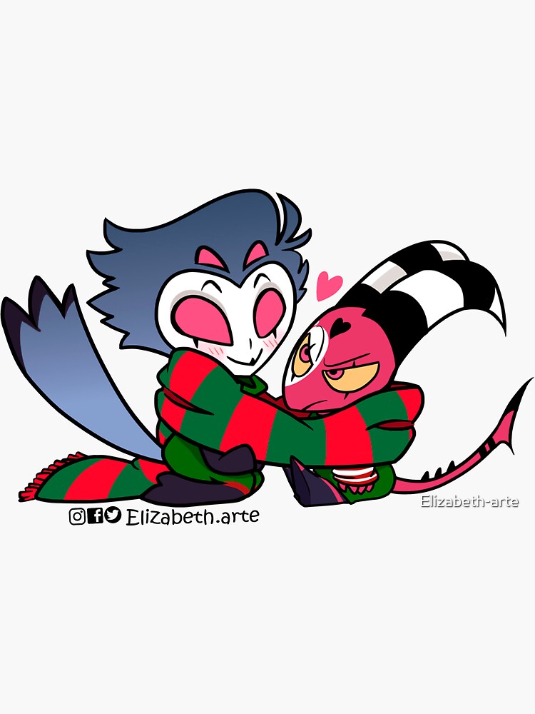 Stolas And Blitzo Sticker For Sale By Elizabeth Arte Redbubble