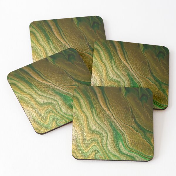 Item preview, Green and Gold swirl  designed and sold by VonIrving.