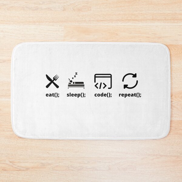 Item preview, geek life cycle eat, sleep, code, repeat gift, gift for programer,developer,coder,geek designed and sold by DevDn.
