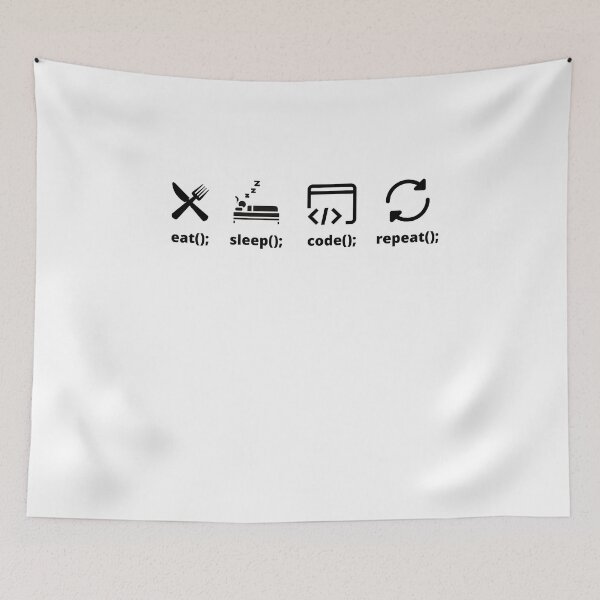 Item preview, geek life cycle eat, sleep, code, repeat gift, gift for programer,developer,coder,geek designed and sold by DevDn.