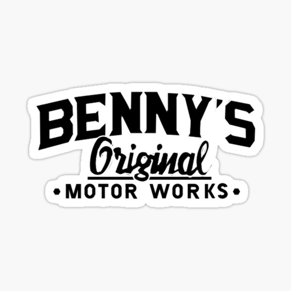BENNY'S ORIGINAL- MOTOR WORKS Logo High Quality Sticker