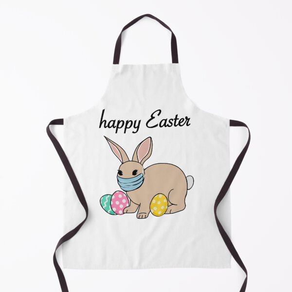 Artikelvorschau, Osterhase mit Mundschutz/ Frohe Ostern!/ Osterhase mit Eiern und Schrift entworfen und verkauft von muffinstandd.