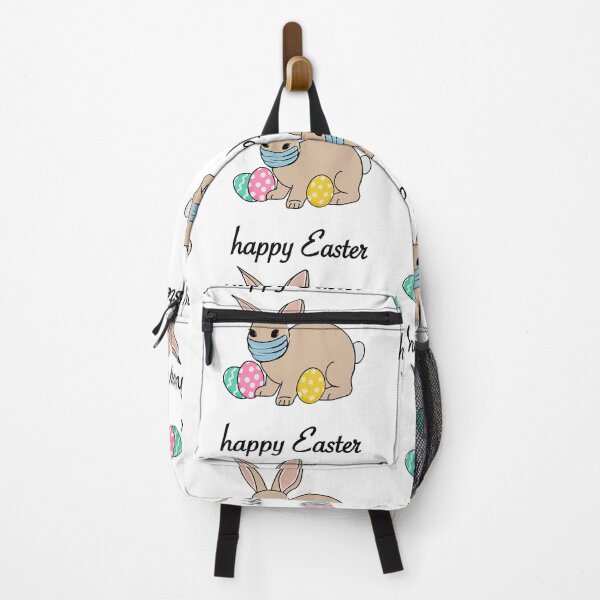 Item preview, Easter Bunny with Face Mask/ Happy Easter!/ Easter Bunny with Eggs and Writing designed and sold by muffinstandd.