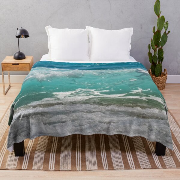 Item preview, Ocean Blue Shore Waves,# In April We Wear blue# lovely blue colored pattern designed and sold by KAMRAN HASSAN.