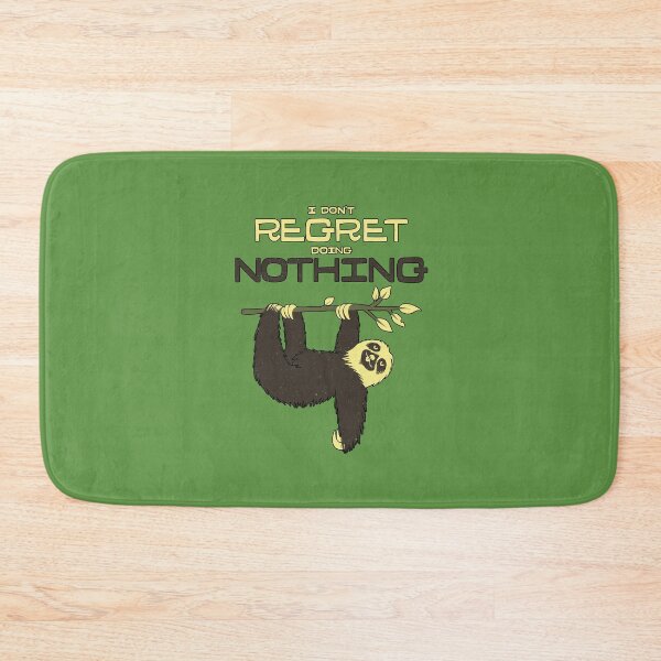 Item preview, I Don't Regret Doing Nothing Lazy Sloth designed and sold by Tobe Fonseca®.