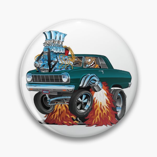 Item preview, Sixties American Classic Muscle Car Cartoon designed and sold by hobrath.