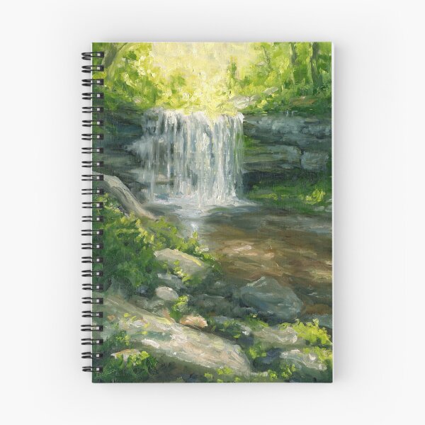Item preview, Secret Forest Waterfall | Landscape Impressionist designed and sold by Andrew Gaia.