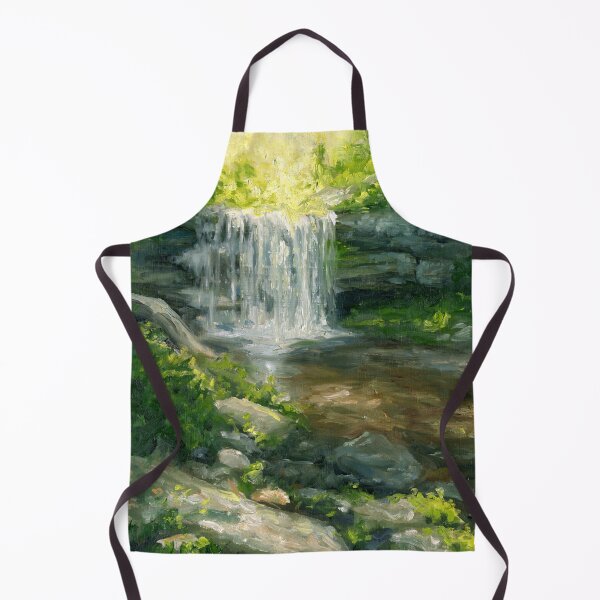 Item preview, Secret Forest Waterfall | Landscape Impressionist designed and sold by Andrew Gaia.