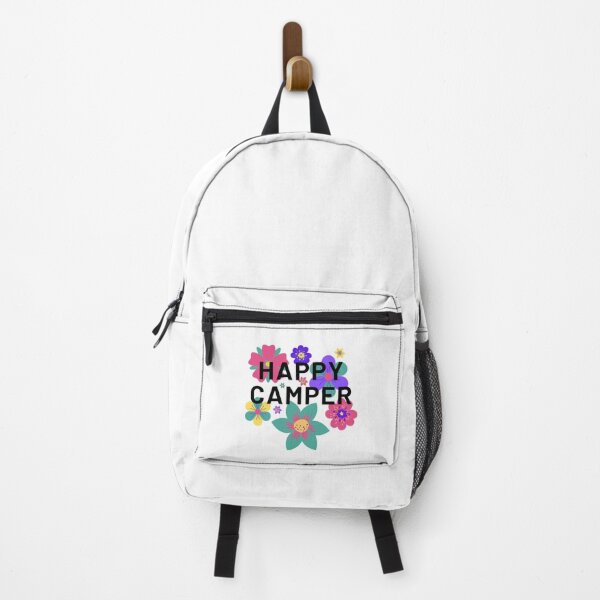Item preview, Flower Overlay Happy Camper Camping Gift for Women designed and sold by FazCreations.