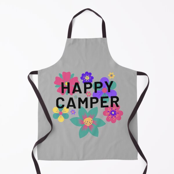 Item preview, Flower Overlay Happy Camper Camping Gift for Women designed and sold by FazCreations.