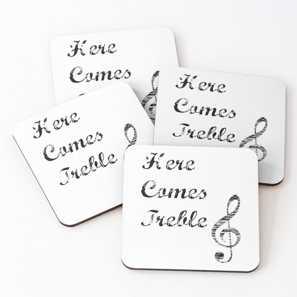 Item preview, Here Comes Treble Clef Music Note designed and sold by TheButtonCrew.