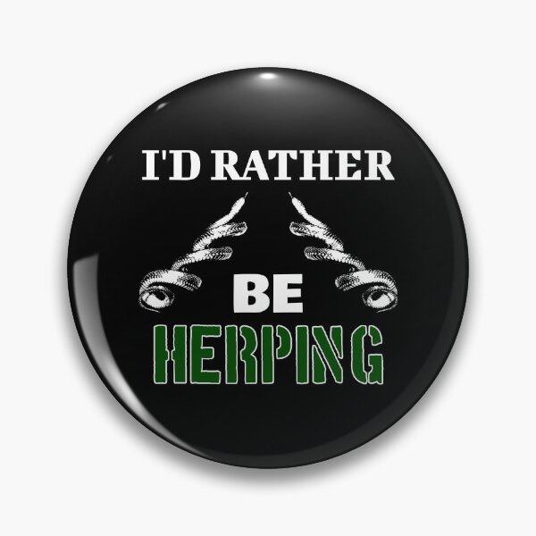 Item preview, I'd Rather Be Herping Snake Lover designed and sold by TheMagicKrew.