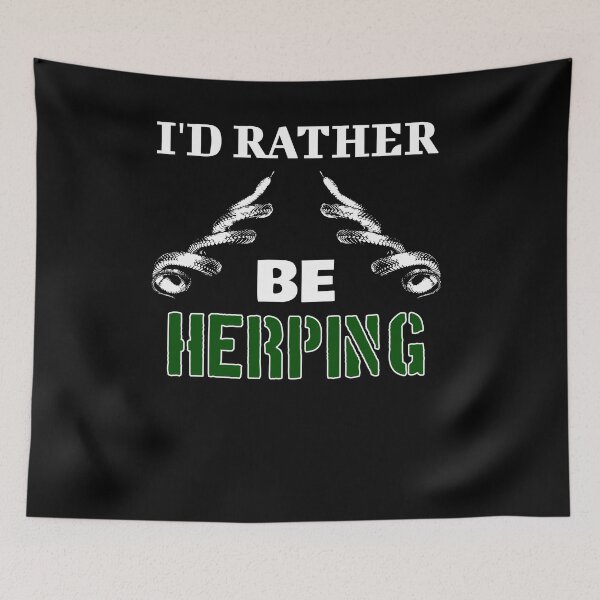 Item preview, I'd Rather Be Herping Snake Lover designed and sold by TheMagicKrew.