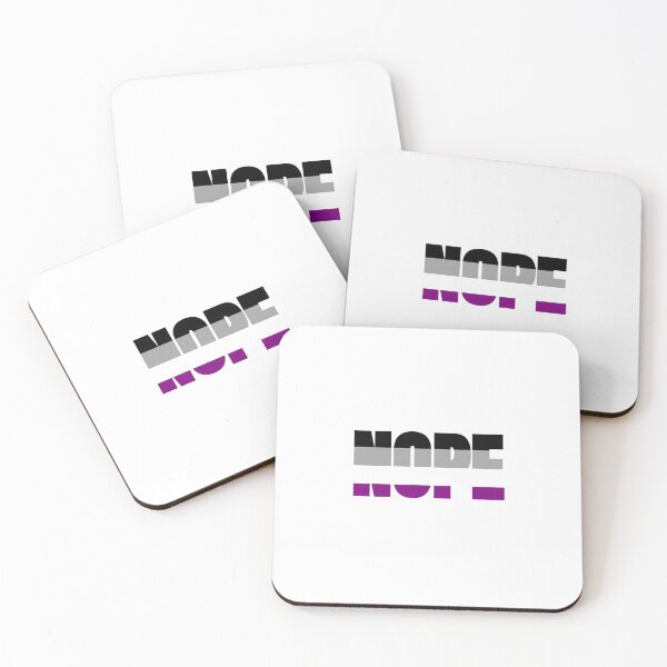 Item preview, ASEXUAL FLAG COLORS - NOPE designed and sold by Inspirationmotivation.