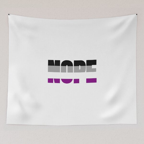 Item preview, ASEXUAL FLAG COLORS - NOPE designed and sold by Inspirationmotivation.