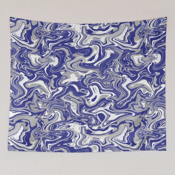 Item preview, Blue Grey Liquify Pattern designed and sold by ArtandPatterns1.