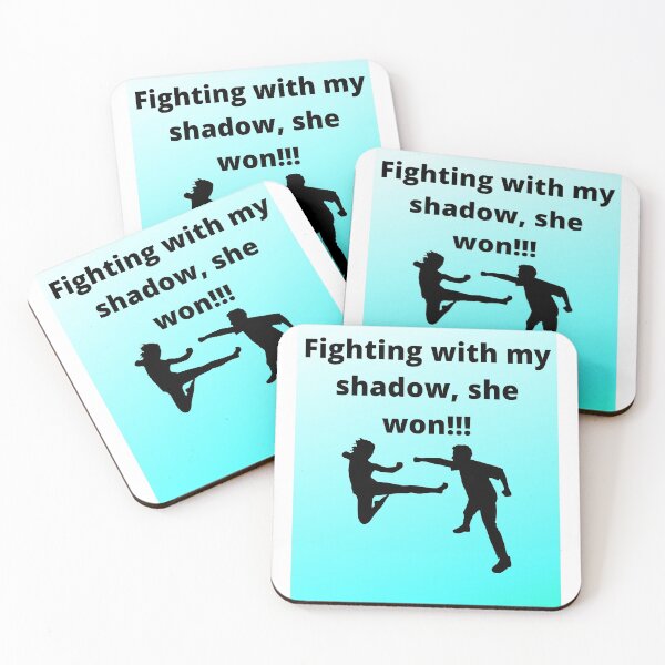 Item preview, Fighting with my shadow, she won!!! designed and sold by TIPJ.