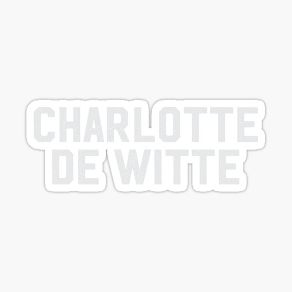 Charlotte de Witte Sticker