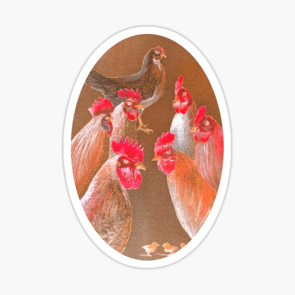 New Chick On The Block In Red Sticker