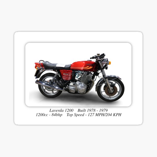 Laverda 1200 Motorcycle Print or Poster Sticker