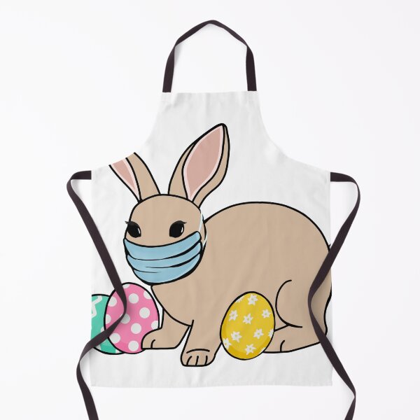 Artikelvorschau, Osterhase mit Gesichtsmaske/ Frohe Ostern!/ Osterhase mit Eiern entworfen und verkauft von muffinstandd.
