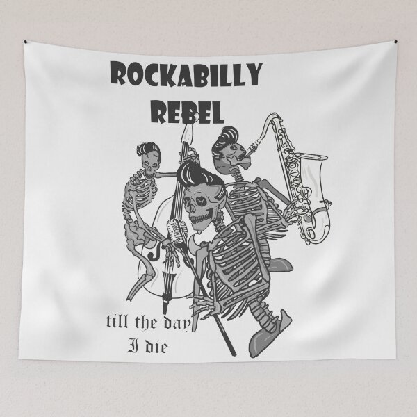 Item preview, Rockabilly rebel till the day I die designed and sold by ArtisanAaron.