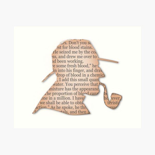 Item preview, Silhouette Sherlock Holmes  designed and sold by Ares286.