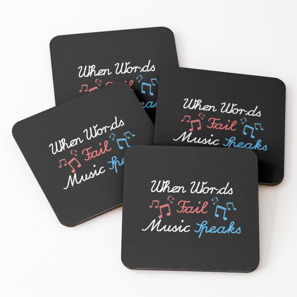 Item preview, When Words Fail Music Speaks designed and sold by SimpleUniverse.
