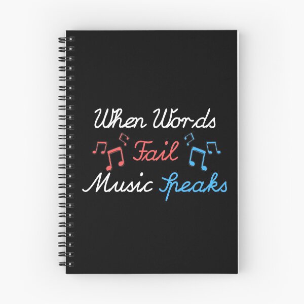 Item preview, When Words Fail Music Speaks designed and sold by SimpleUniverse.