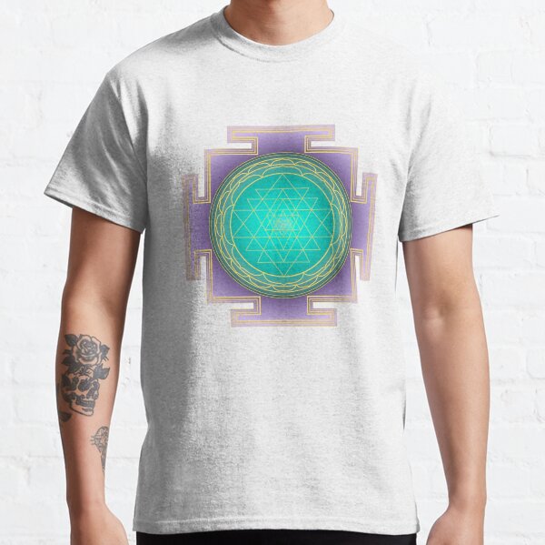 Item preview, Sri Yantra Turquoise gradient designed and sold by Milan Sensiart.