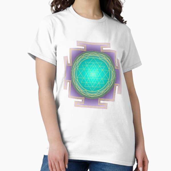 Item preview, Gradiente de Sri Yantra Turquesa designed and sold by Milan Sensiart.