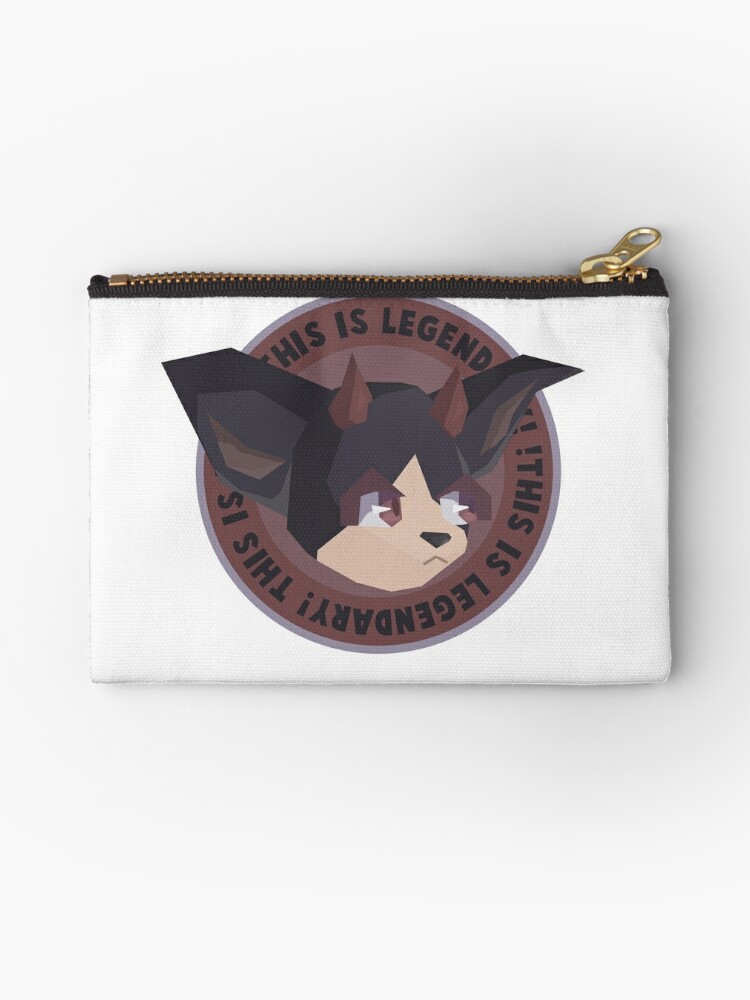 Roblox Adopt Me Bat Dragon Pet Clothing Zipper Pouch By Newmerchandise Redbubble - spiral badge nextr to your username roblox