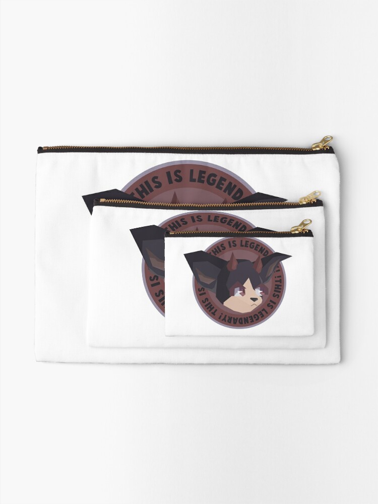 Roblox Adopt Me Bat Dragon Pet Clothing Zipper Pouch By Newmerchandise Redbubble - spiral badge nextr to your username roblox