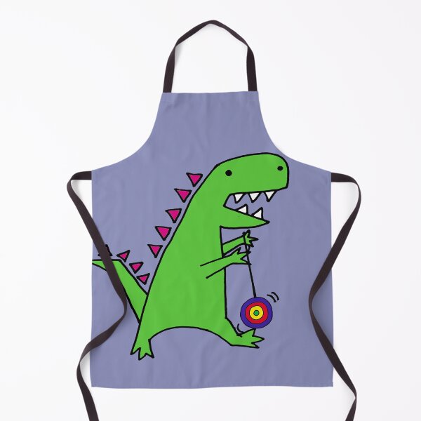 Item preview, Funny Green T-rex Dinosaur Playing Yoyo designed and sold by Nature's Fancy.