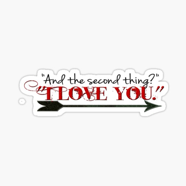and the second thing? Sticker