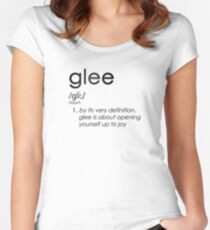 Unapologetic Gleek Women's Fitted Scoop T-Shirt