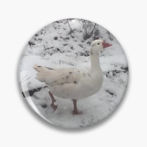 Item preview, Gander in the Snow designed and sold by LochNestFarm.