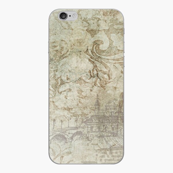 Vintage Franzosische Blumentapete Iphone Klebefolie Von Jmarielle Redbubble