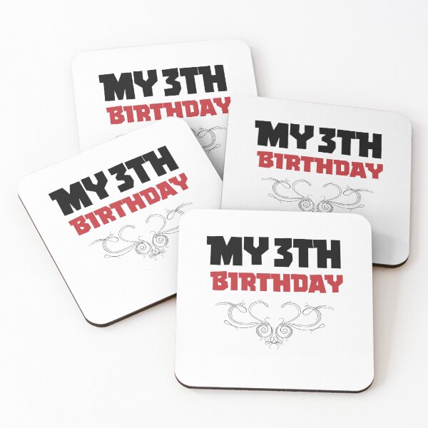 Item preview, MY 3th BIRTHDAY: family Shirts, Valentines Day Shirt ,women Girl Clothing, Birthday shirt.  designed and sold by comeonyassine21.