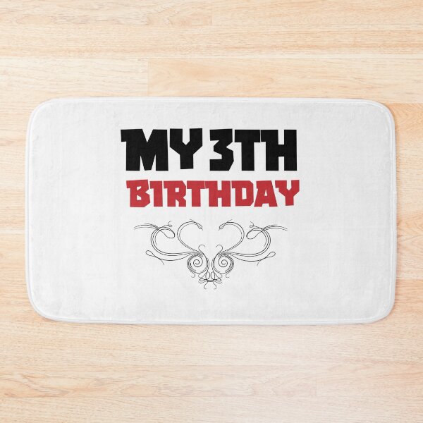 Item preview, MY 3th BIRTHDAY: family Shirts, Valentines Day Shirt ,women Girl Clothing, Birthday shirt.  designed and sold by comeonyassine21.