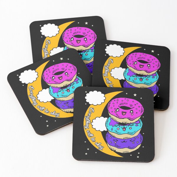Item preview, Everything Will Be Alright Sleep Well Sweet Donuts designed and sold by AOCreativeProd.